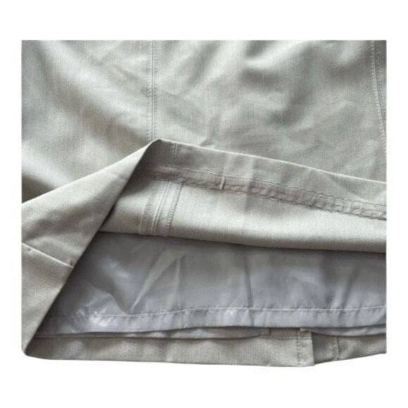 Worthington Straight Career Business Office Short Skirt Size12 Beige Pockets - Picture 5 of 10